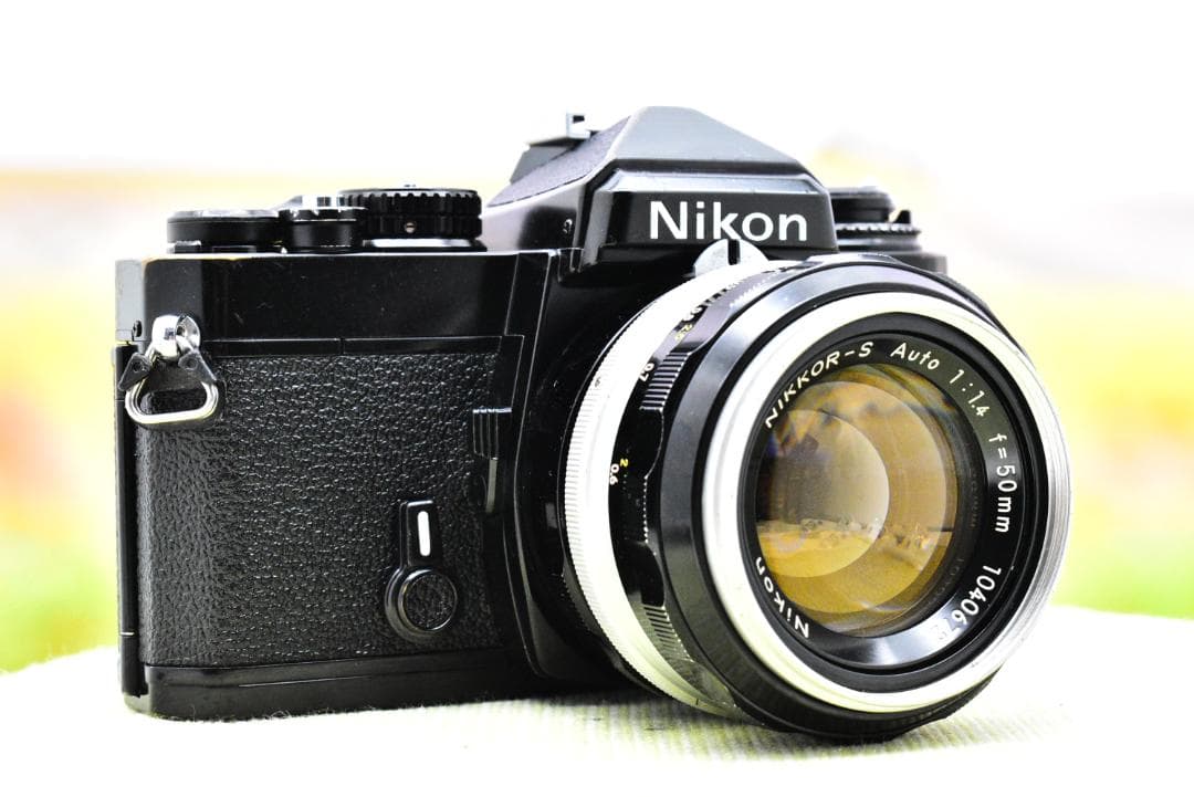 【整備済 美品】ニコン Nikon FE 黒 + 50mm F1.4