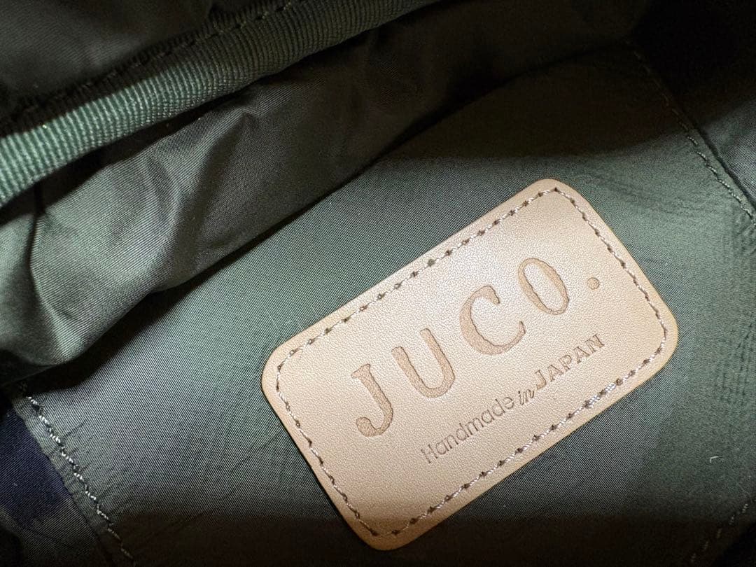 ★ほぼ未使用★美品 JUCO. ジュコ ボディバッグ ウエストポーチ 花柄 黒