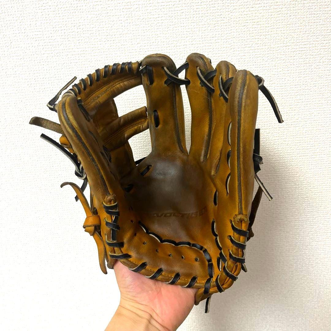 867 ミツワタイガー レボルタイガー 型抜群 即戦力 硬式 内野手用グローブ