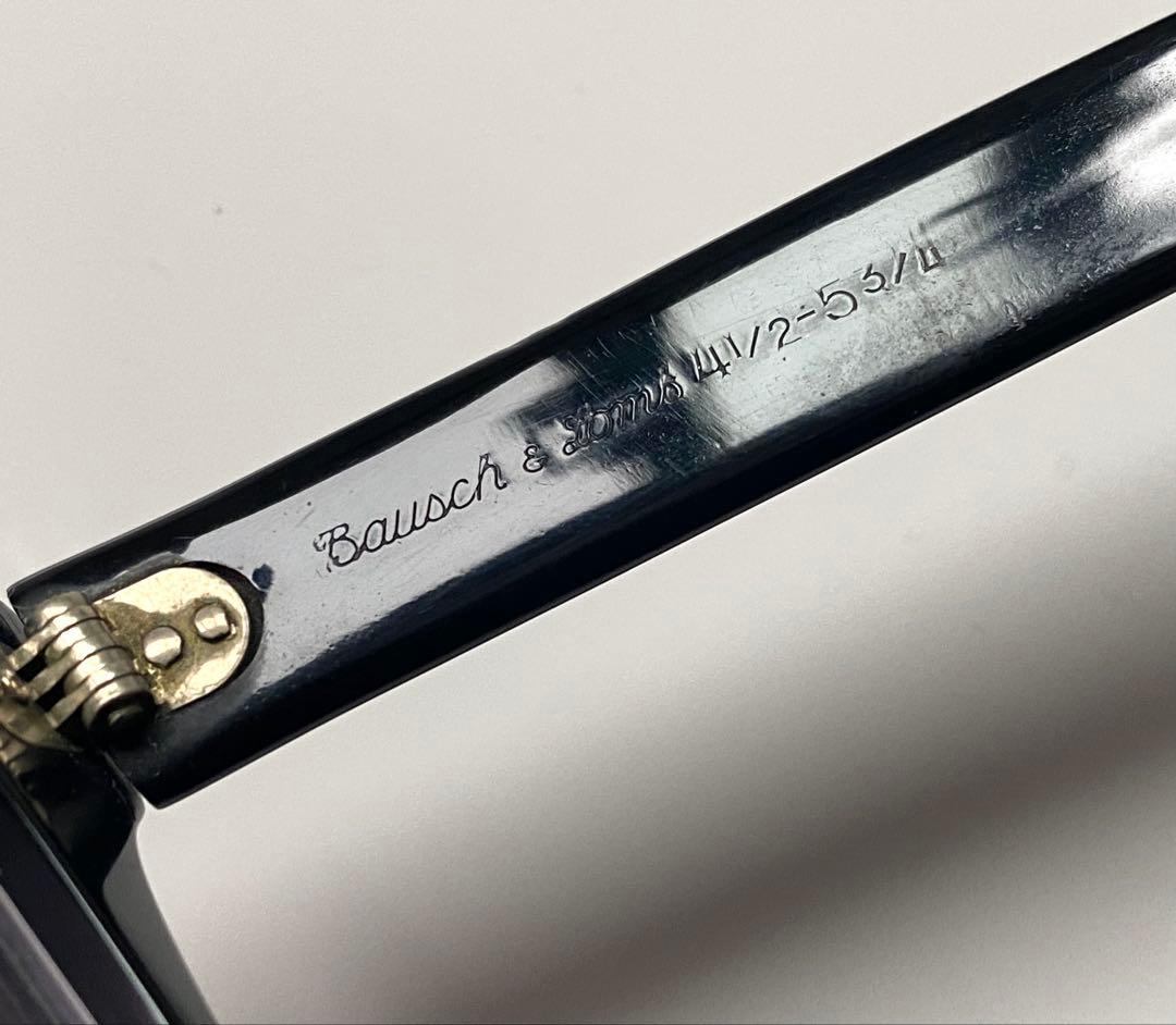 R*h様 Bausch Lomb ボシュロム　レイバン　60sブラック46-23