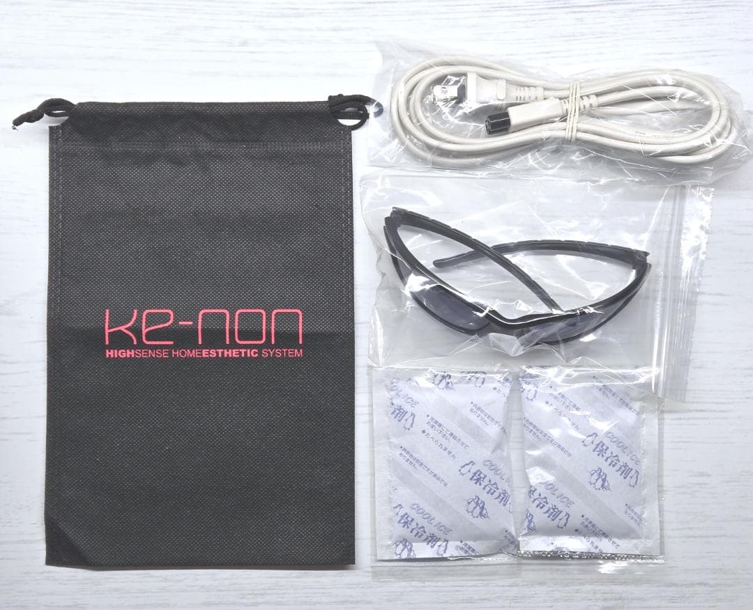 【ほぼ未使用】脱毛器 ケノン Ke-non Ver 8.6 マットブラック