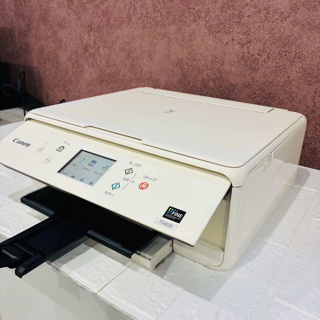 Canon PIXUS TS6030 キヤノン　使用枚数少　インク激安