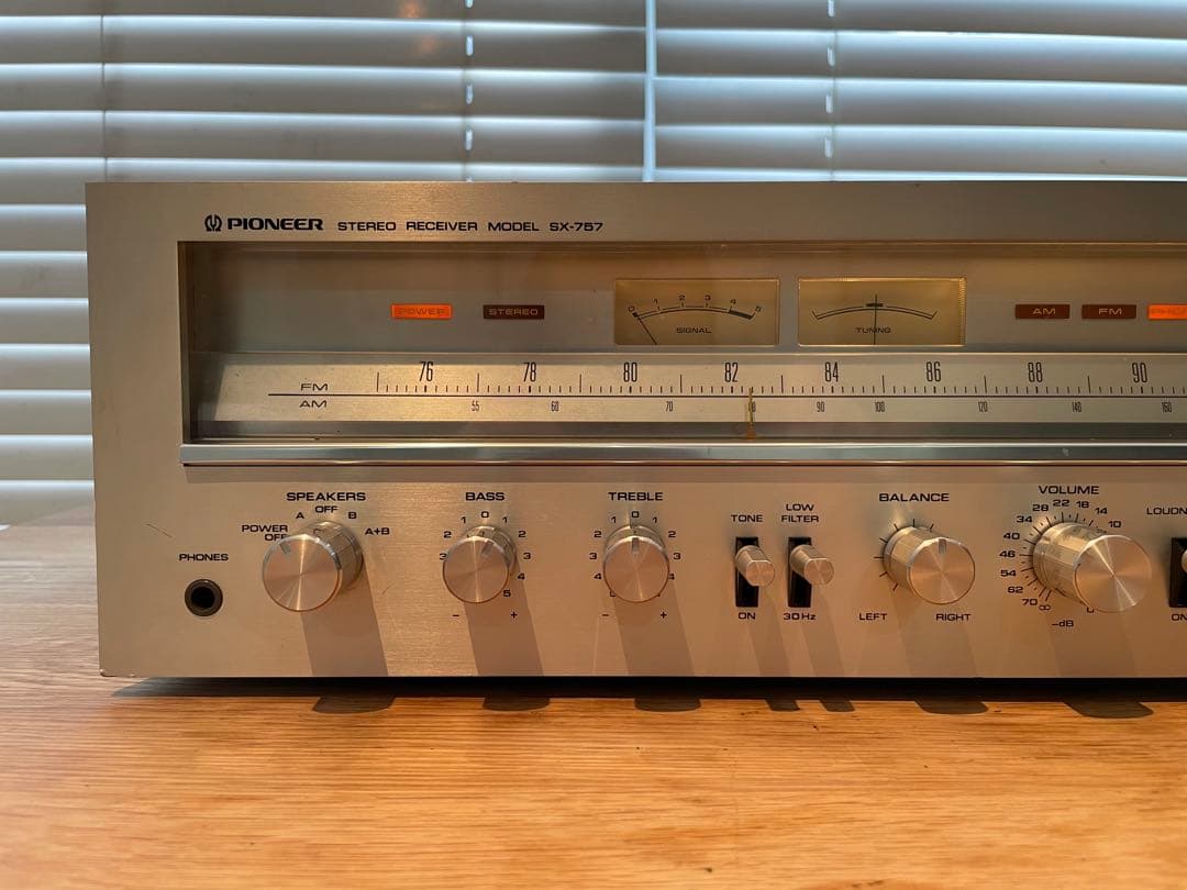 PIONEER SX-757 ステレオレシーバー