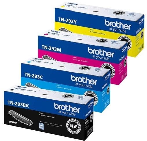 BROTHERトナーカートリッジ純正新品TN-293　4色セット