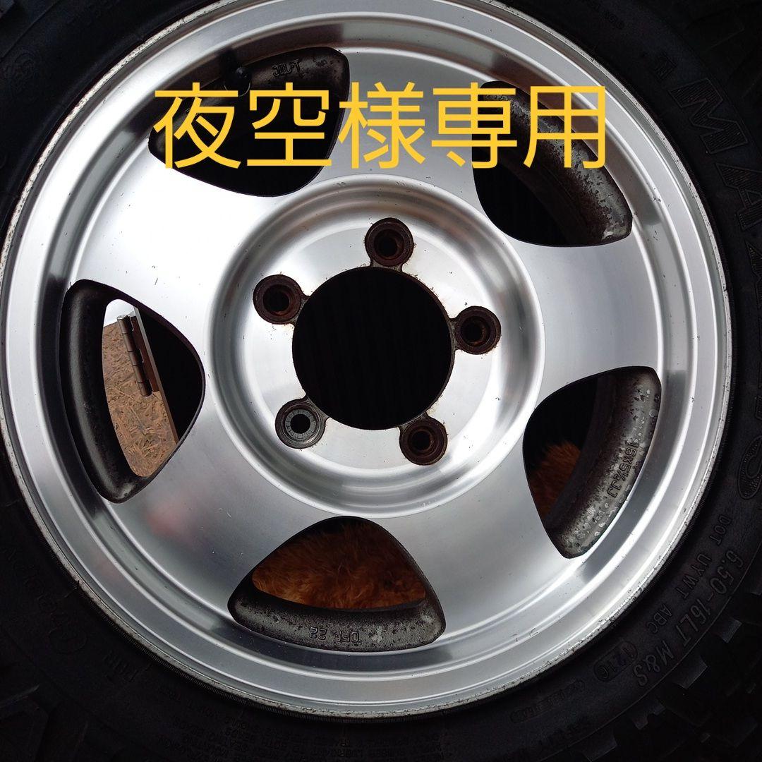 ja11ジムニー純正アルミホイール　MAXXIS6.50