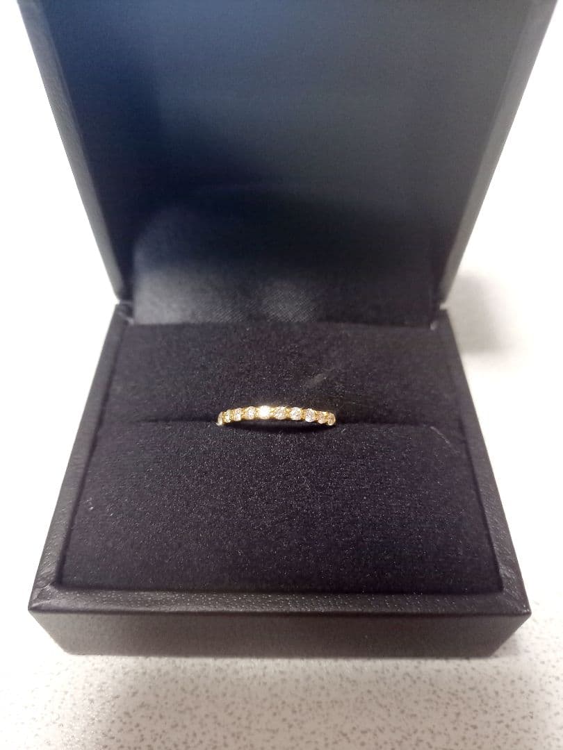 ☆最終値下げ☆k18YGハーフエタニティリング0.30ct