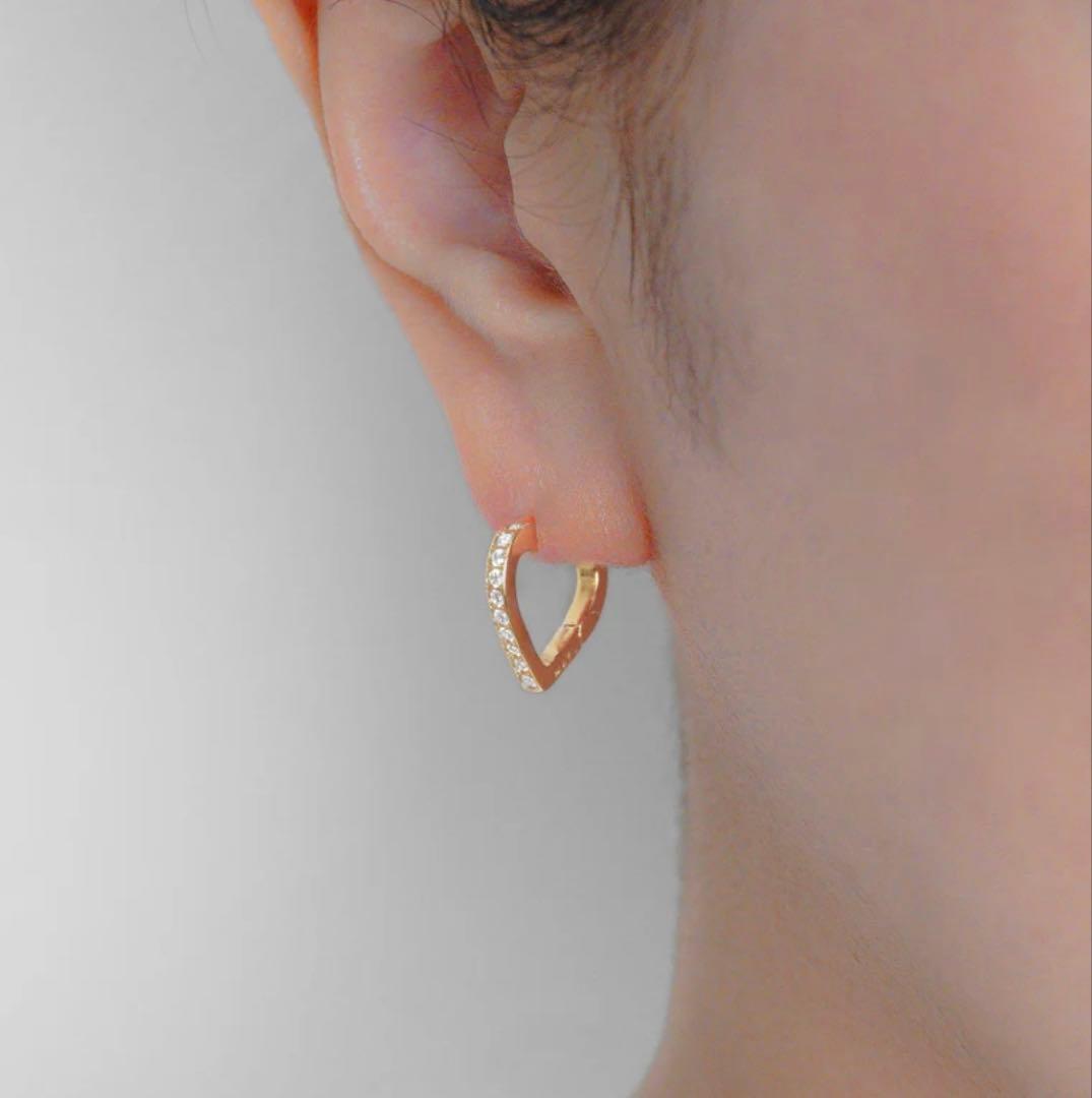 MAYU ハートフープピアス　片耳