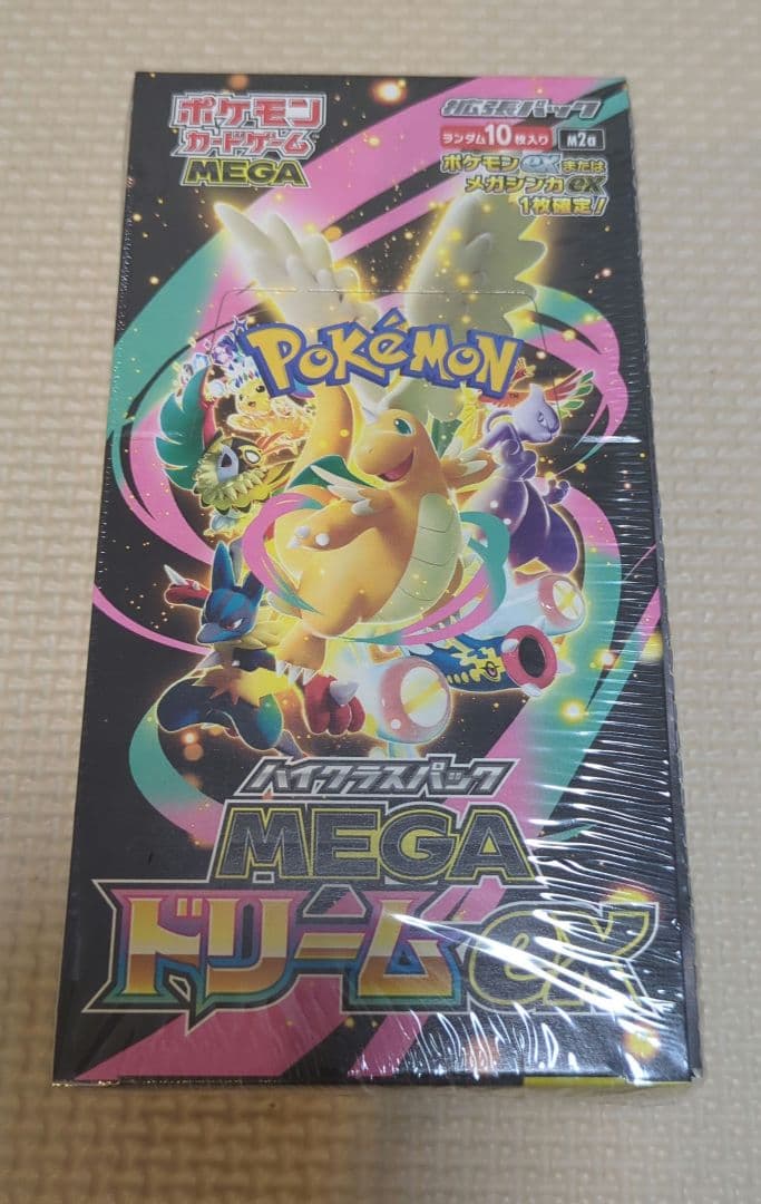 新品ポケモンカードゲーム MEGAドリームEX 1Box（10パック）シュリンク