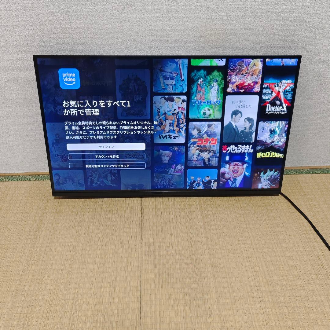 スマートテレビ 32型液晶テレビ 2024年製/リモコン、元スタンド付き✨新品近