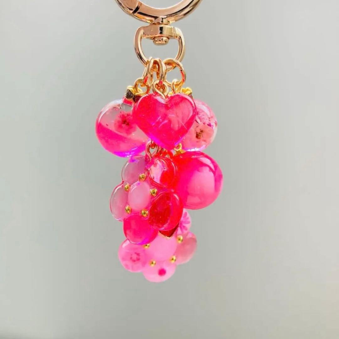 Lunaページ　Man名入れチャーム　レジンキーホルダー5点