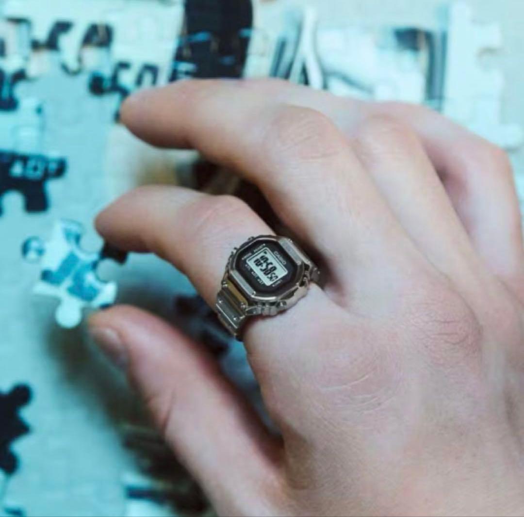 【新品】CASIO リングウォッチ CRW-001-1JR