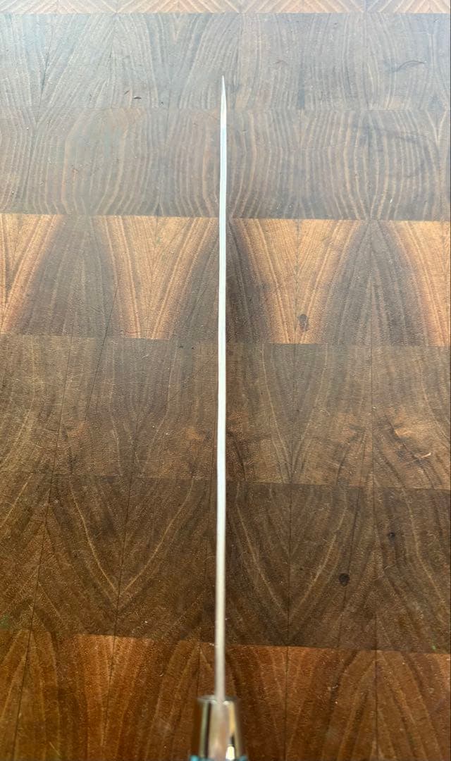 黒崎優　閃光　鋭　sg2 切付　牛刀 210mm ターコイズ　洋包丁　越前