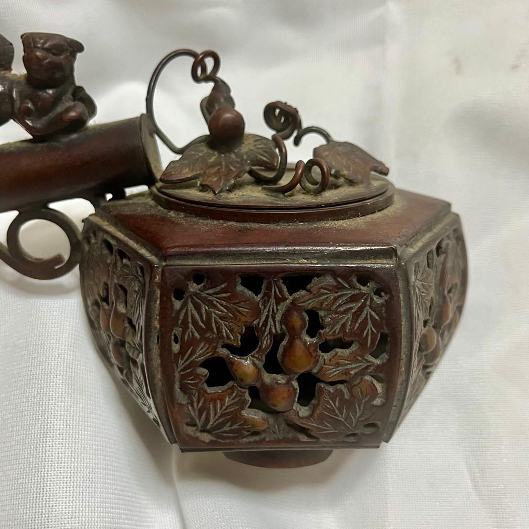 希少 !! 矢立　香炉　墨壺　筆入れ