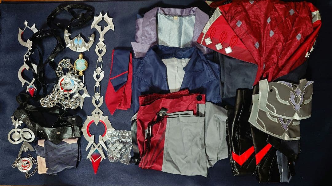 【即納】原神 リオセスリ コスプレ 衣装ウィッグセット