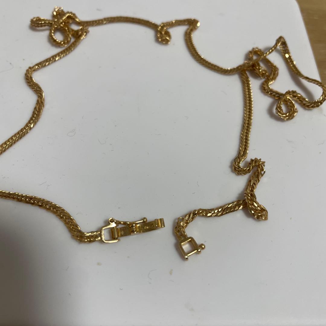 18金 喜平ネックレス 12面トリプル7.8g 50cm 造幣局検定マーク刻印入