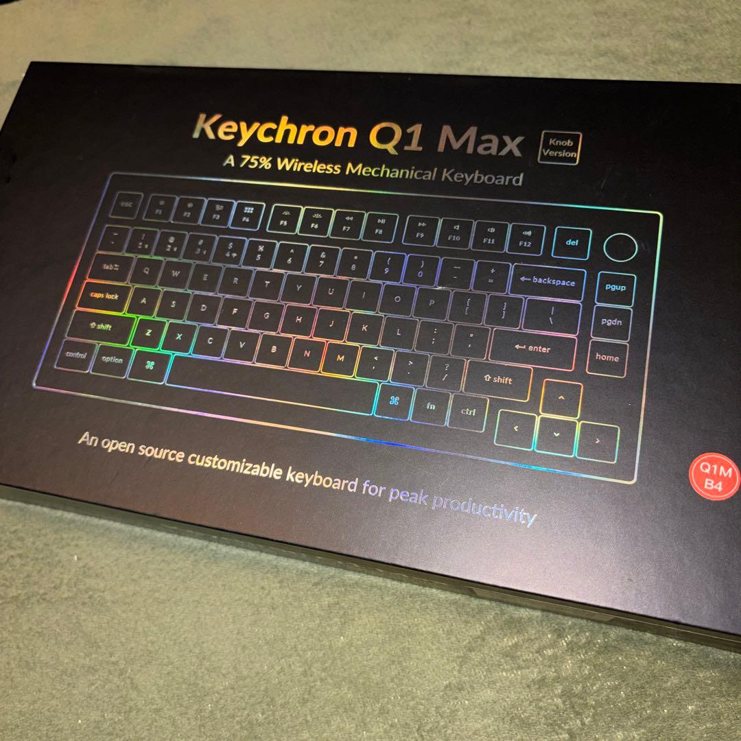 Keychron Q1 Max 75% US配列 キーキャップ付き