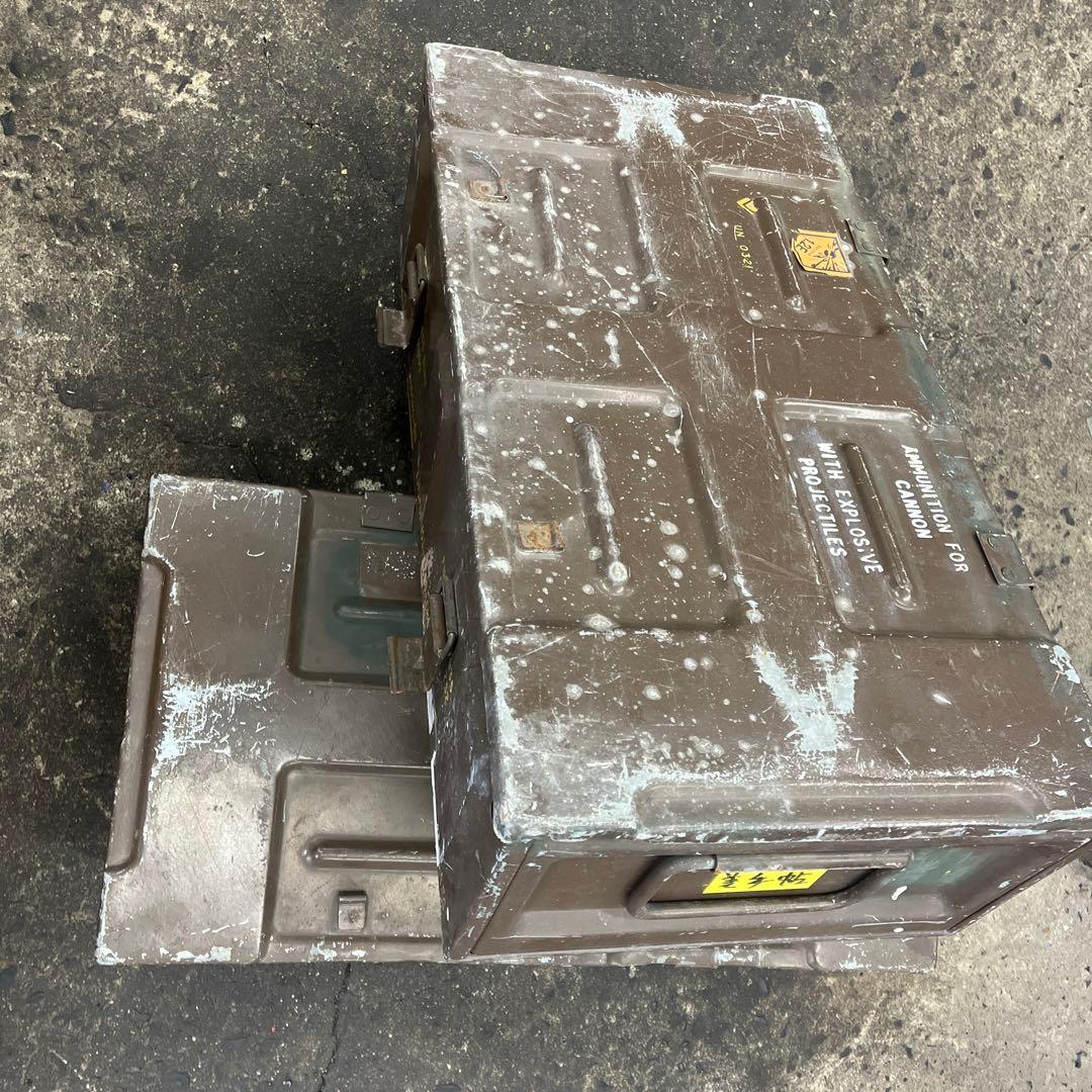 ミリタリー 金属製収納ボックス　アンモボックス