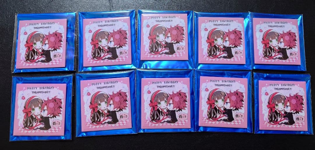 CLOCK ZERO 〜終焉の一秒～ スクエア缶バッジ バースデー 寅之助