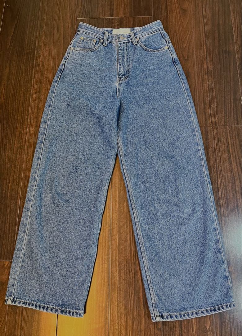 Na.e Wide Loose Jeans _Deep Blue Mサイズ