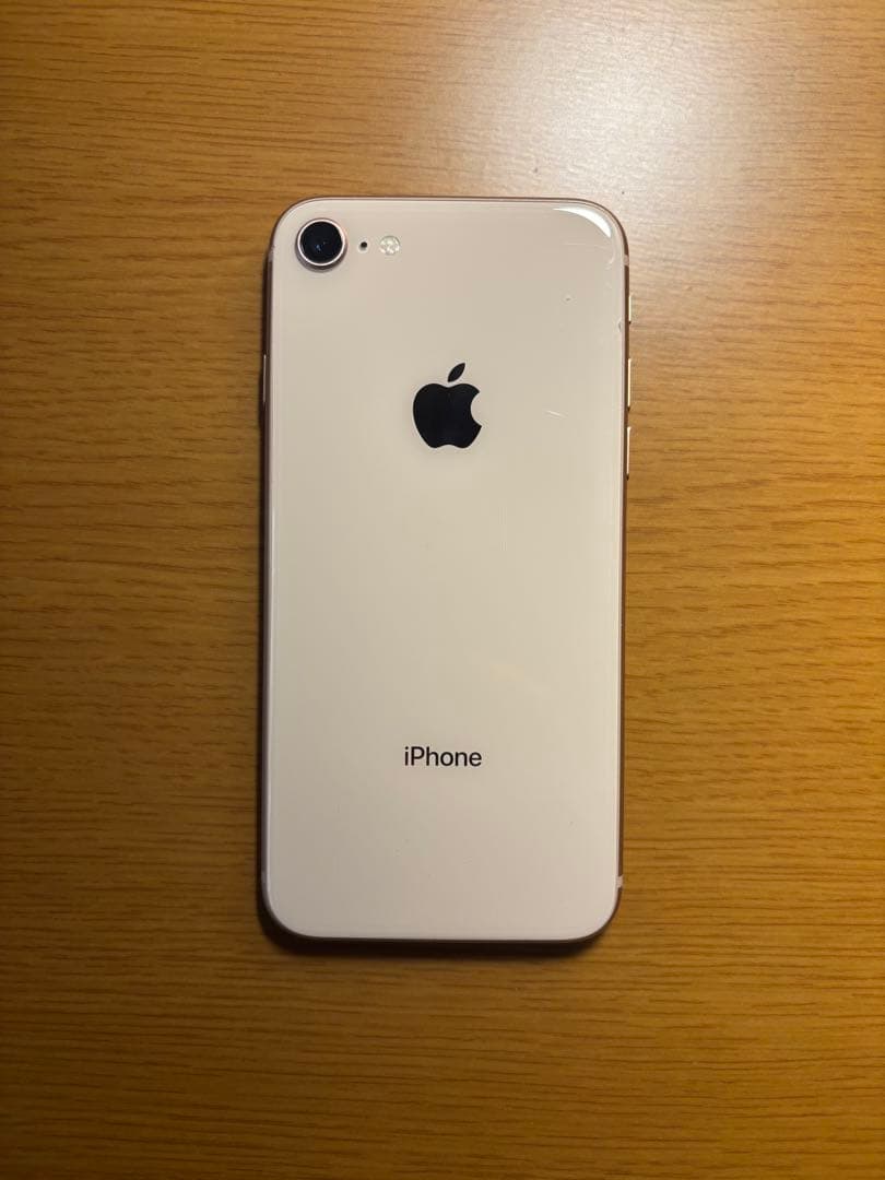 iPhone 8 ゴールド 本体64GB.SIMフリー　最大容量86%