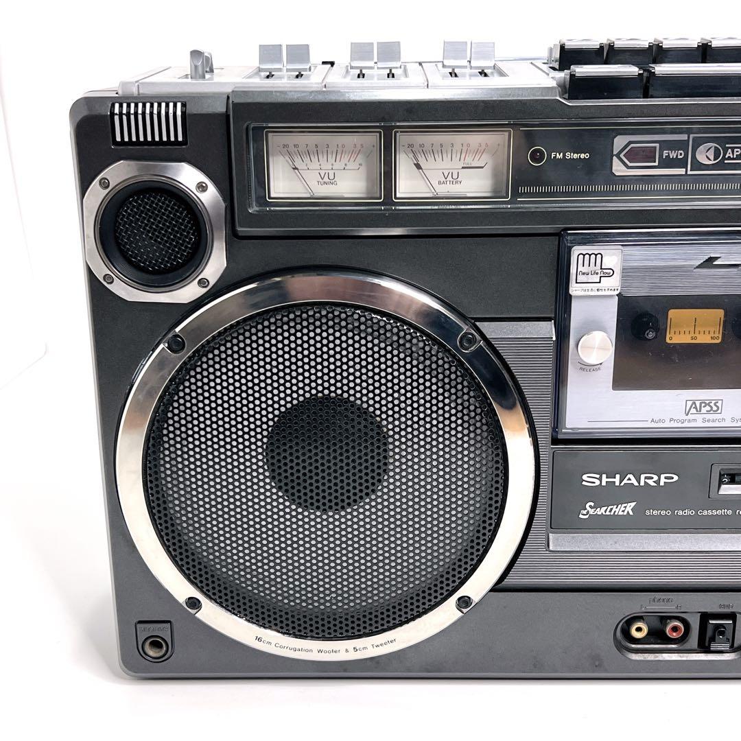 【極美品・動作品】 SHARP GF-303ST ラジカセ　 カセット再生OK