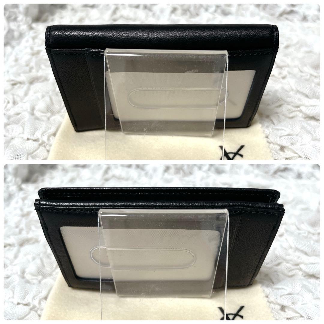 未使用級✨イブサンローラン　カードケース　ブラック　レザー　名刺入れ　IDケース