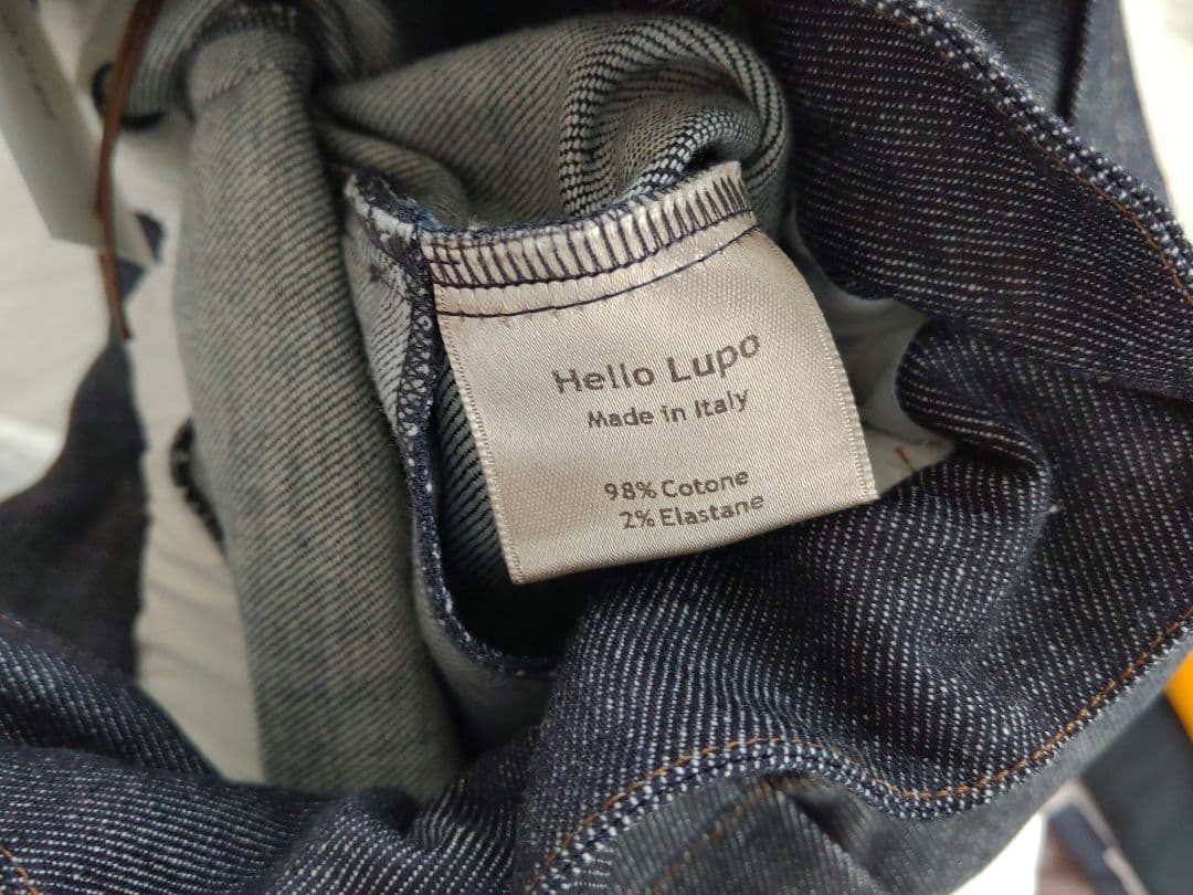 【8-9Y】HELLOLUPO　ハイウエストデニム