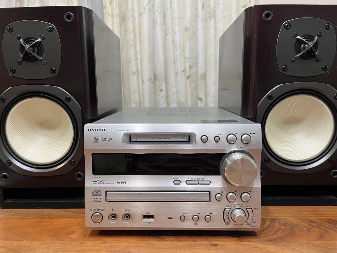 MDダビング可能ONKYO X-N9EX(D) CD/MD/USBコンポ