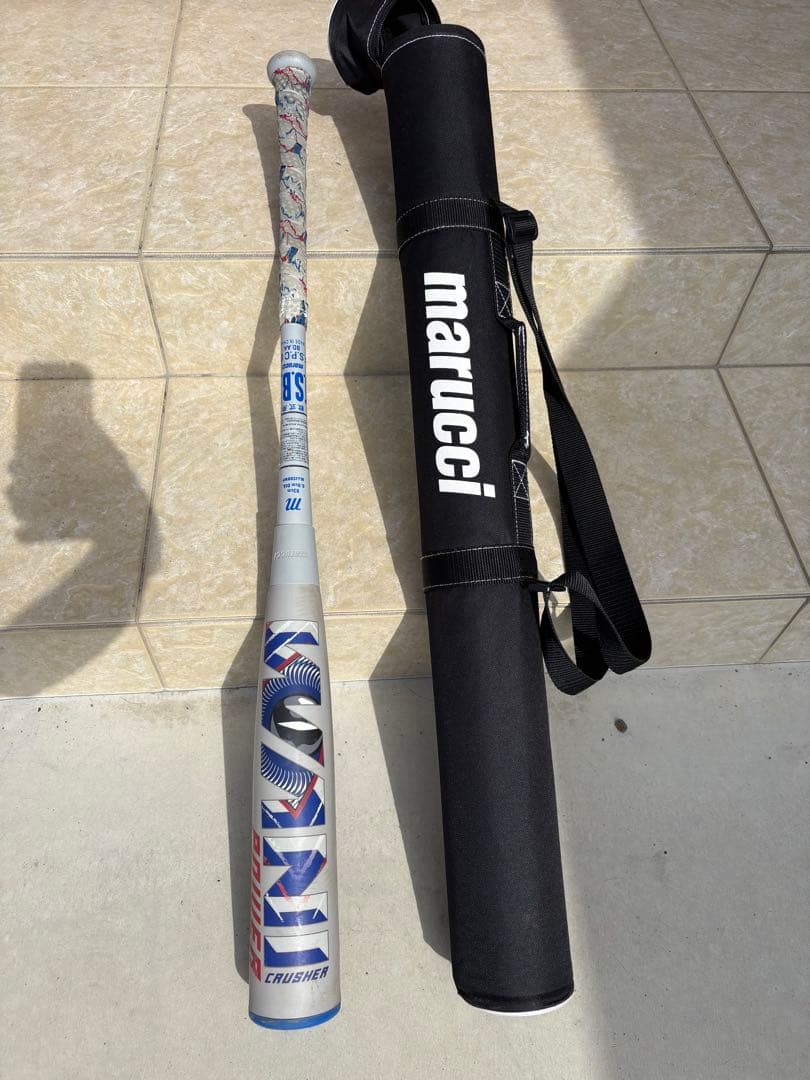 marucci 青ワニ83cm、バットケース付き