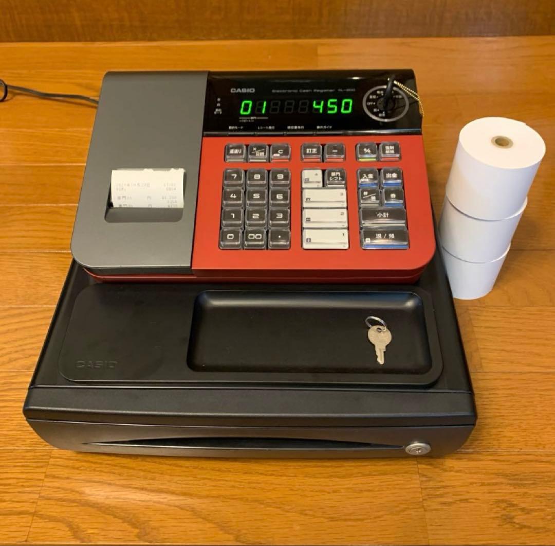 【美品良品】CASIO 電子レジスター NL−200/説明書、レシート付き