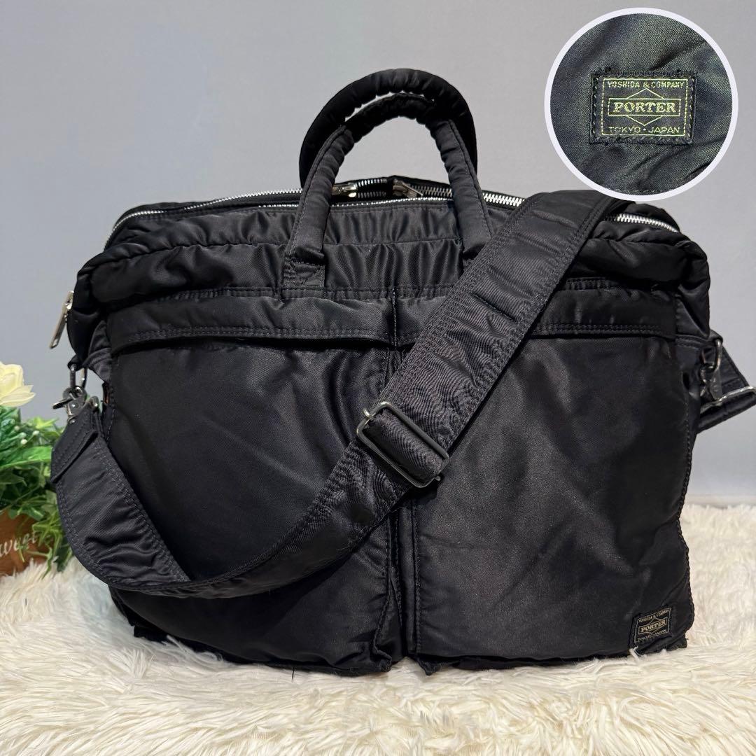 【人気】ポーター タンカー 2層式 2way オーバーナイトブリーフケース