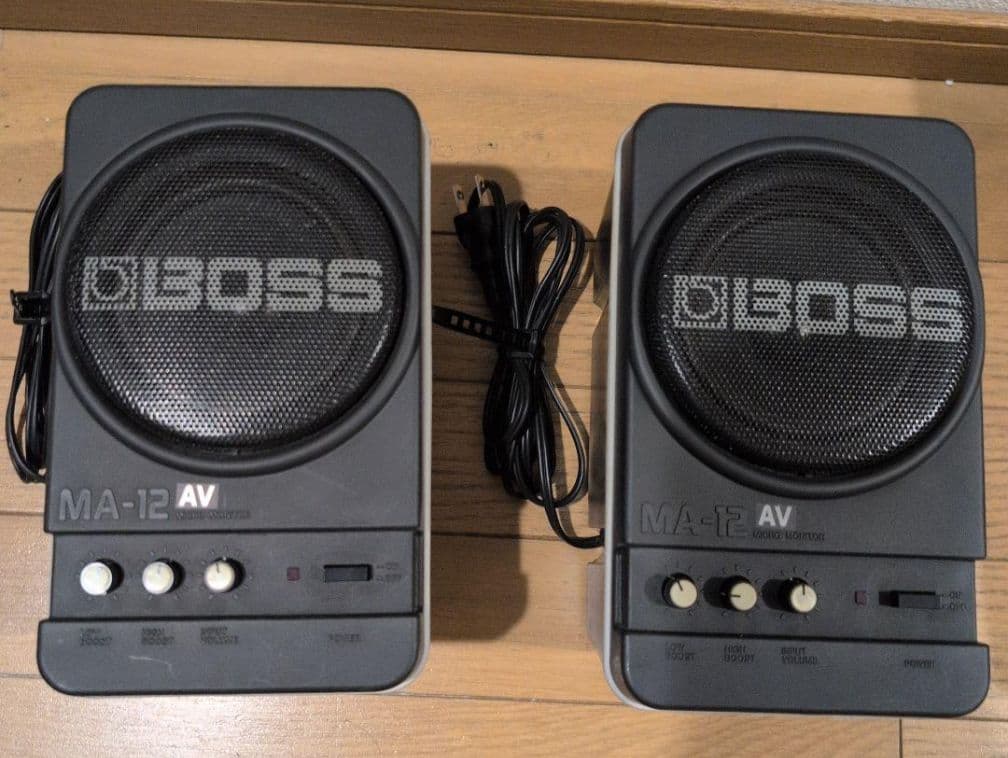 ★おまけ付きBOSS MA−12AV マイクロモニター 2台箱、取説付き！★★