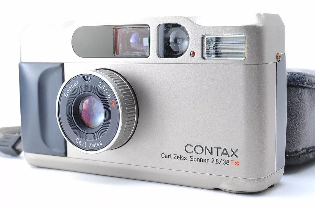 【動作品】Contax コンタックス　Ｔ２　フィルムカメラ