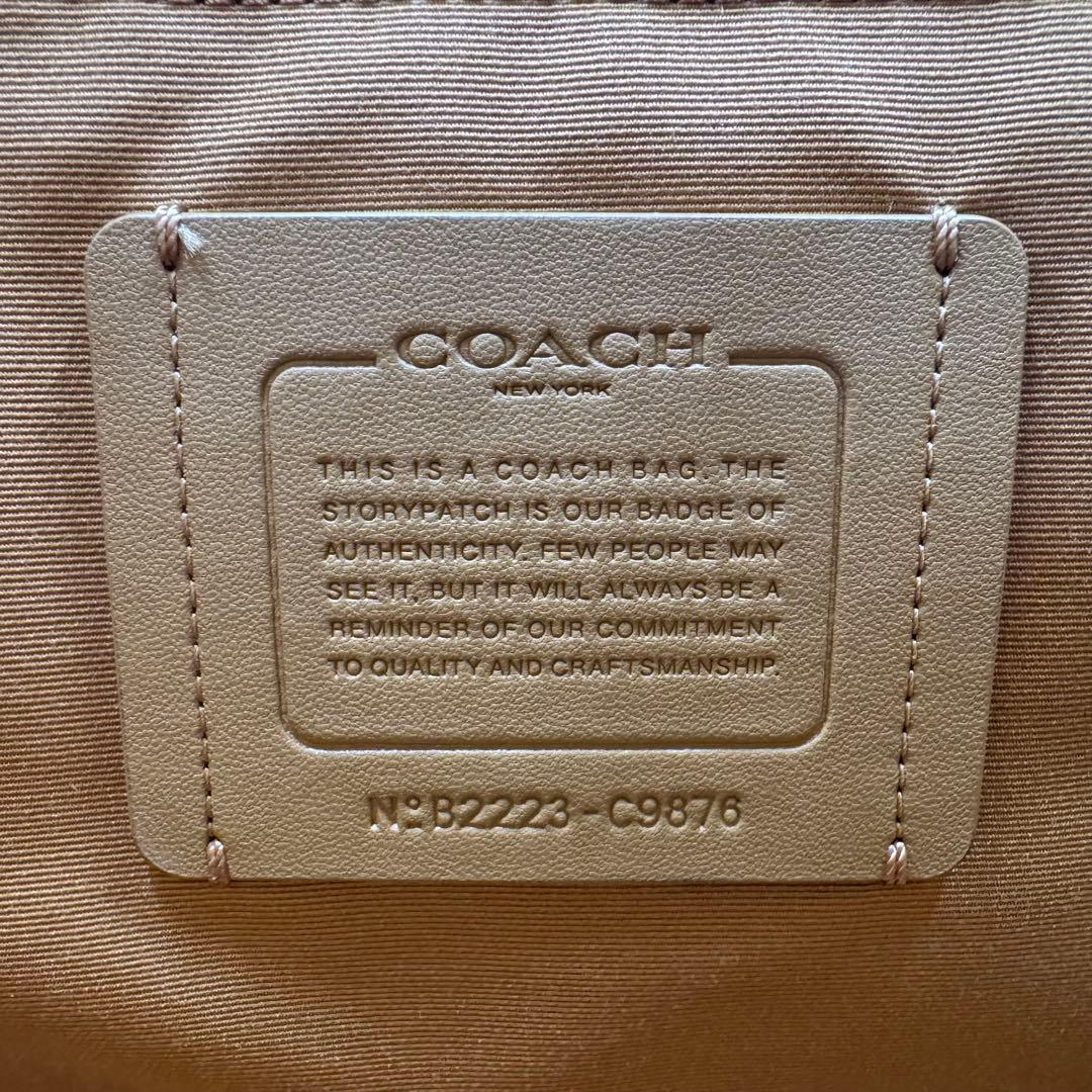 極美品✨ コーチ サリバン トートバッグ ビジネス A4 肩掛け レザー 黄色