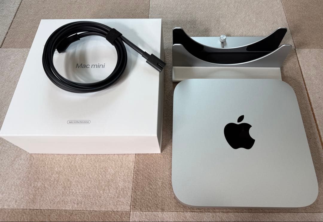 Mac mini M2 8C CPU/10C GPU/8GB/256GB 保証有