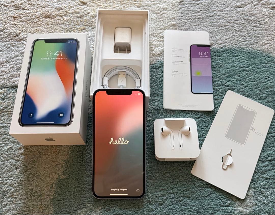 極美品⭐️iPhone12 64GB 未使用付属品完備！パープル