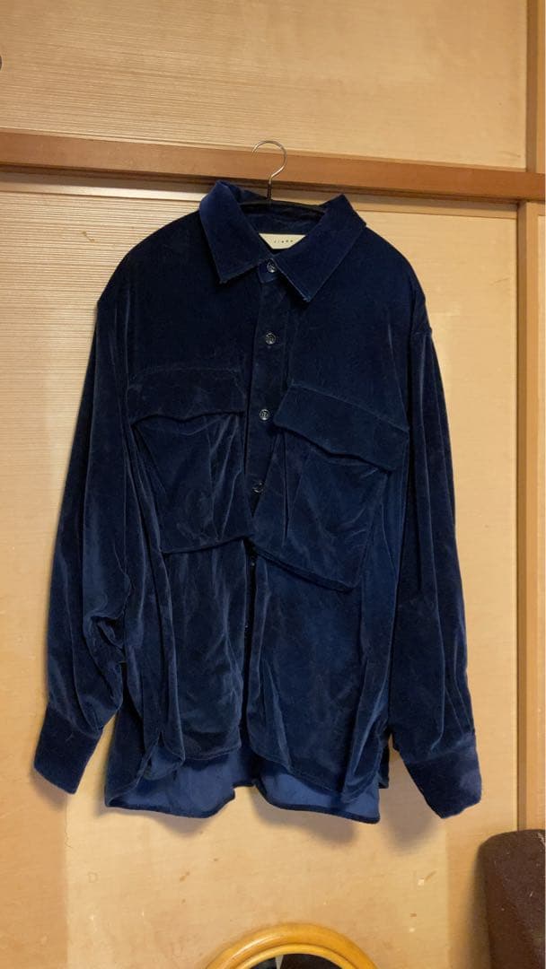 JIEDA VELVET OVER SHIRT ジャケット