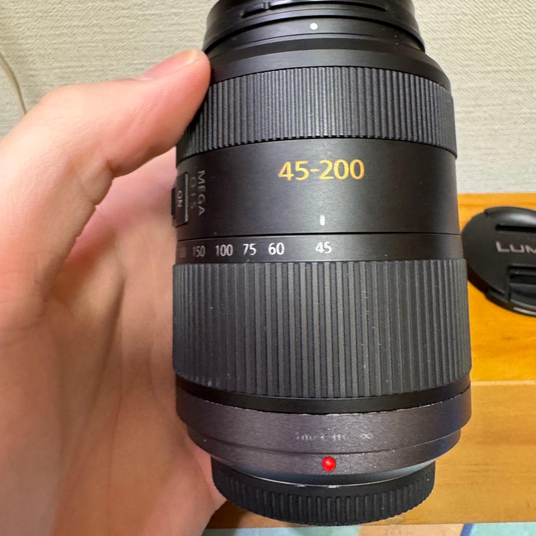 LUMIX 45-200mm f4〜5.6ズームレンズ