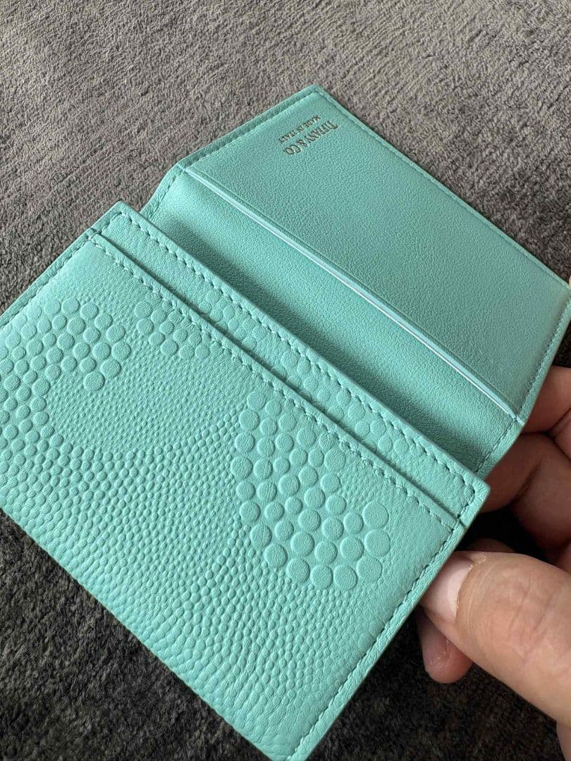 (未使用)Tiffany & Co. 名刺入れ ティファニーブルー