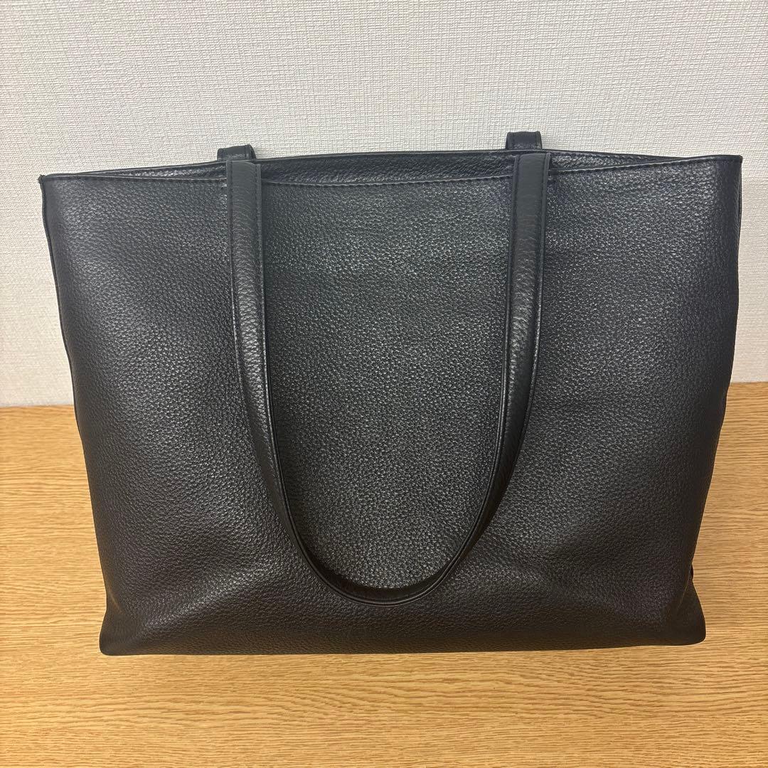 ハッシュタグ　トートバッグ　レザー　シボ革　ビジネス　通勤