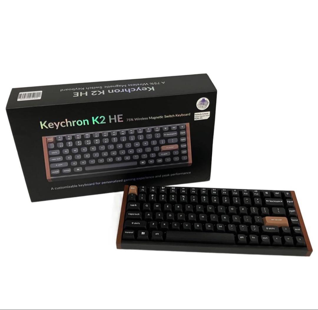 キーボード keychron k2 he black