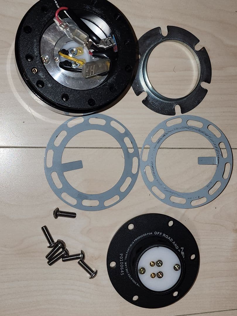 NRG製クイックリリース ブラック