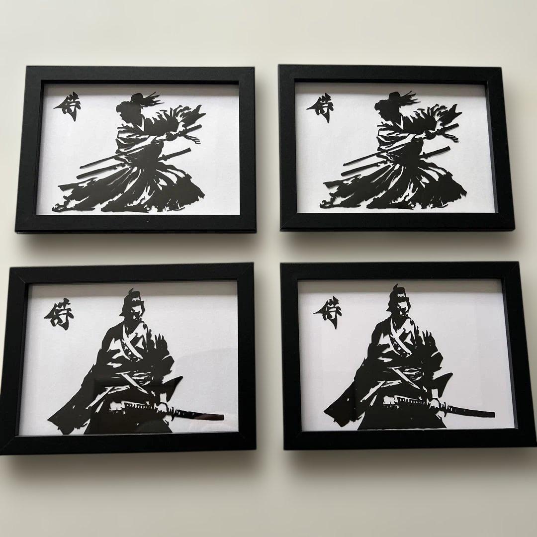 切り絵（フレーム付き)