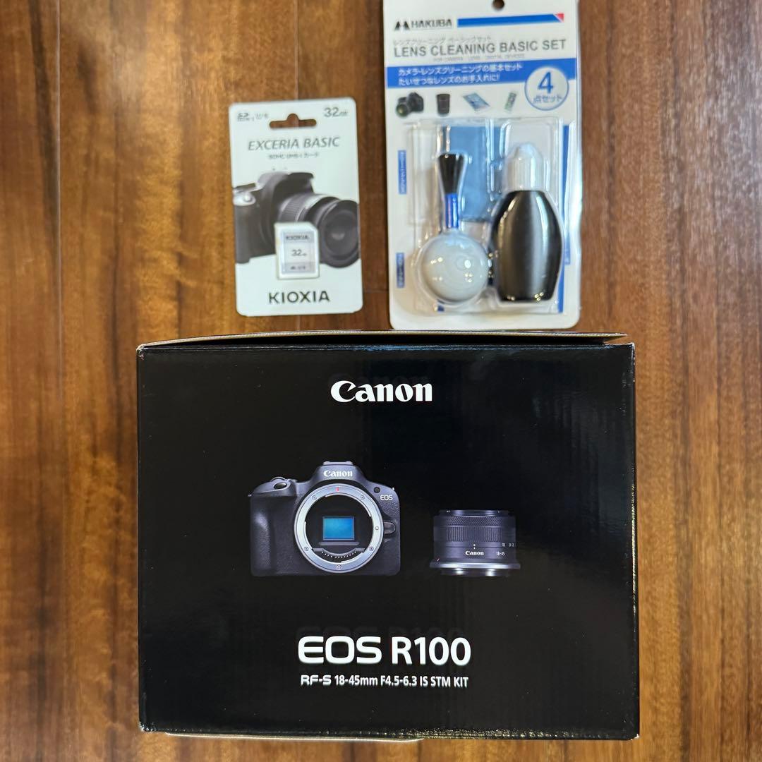 【新品未使用】EOS R100 RF-S18-45mm STMレンズキット