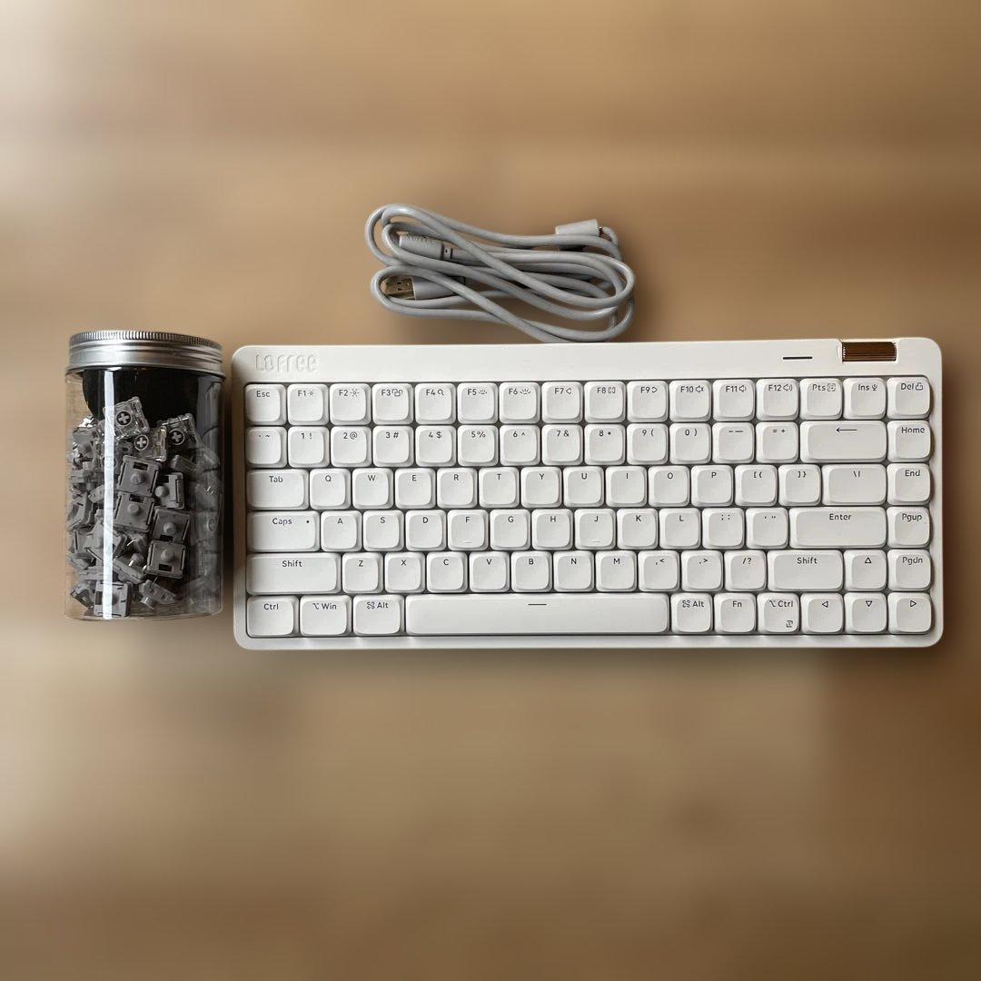 Lofree Flow Lite US配列, 静音スイッチ