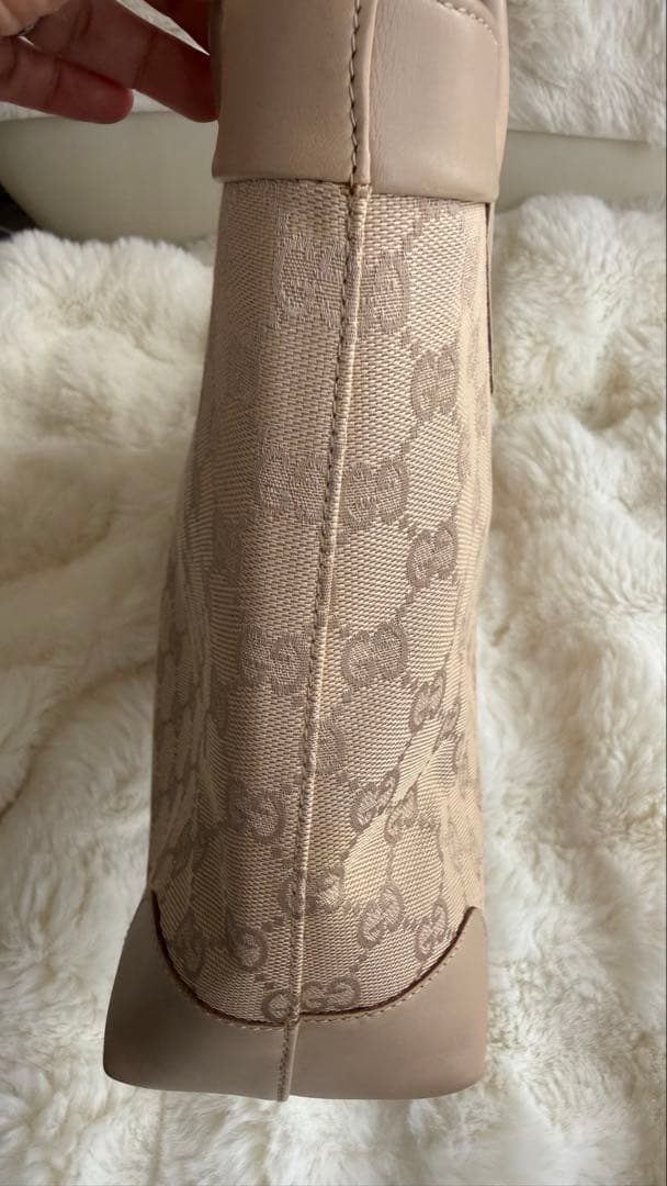 GUCCI GGパターン キャンバス トートバッグ ベージュ