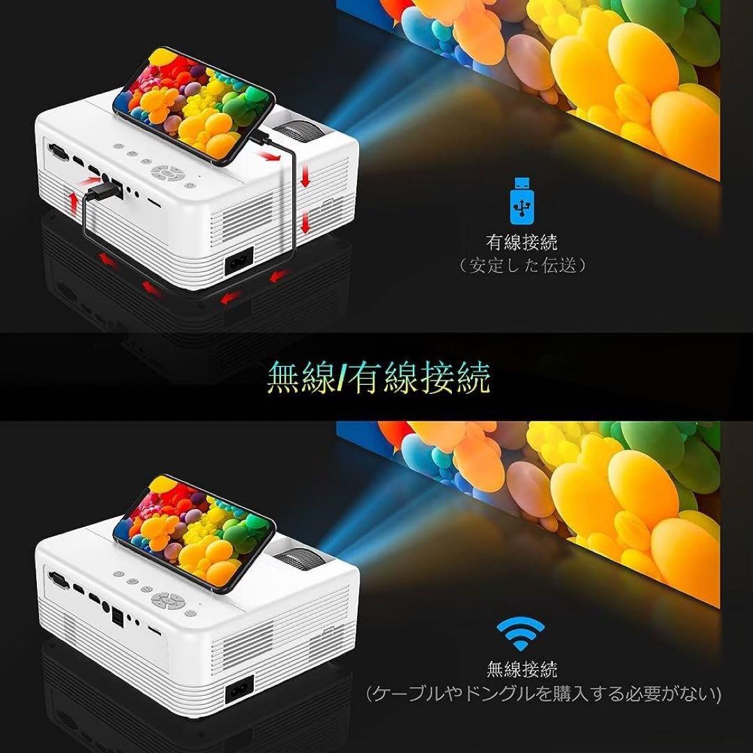 UNENU プロジェクター 小型 9200lm WiFi