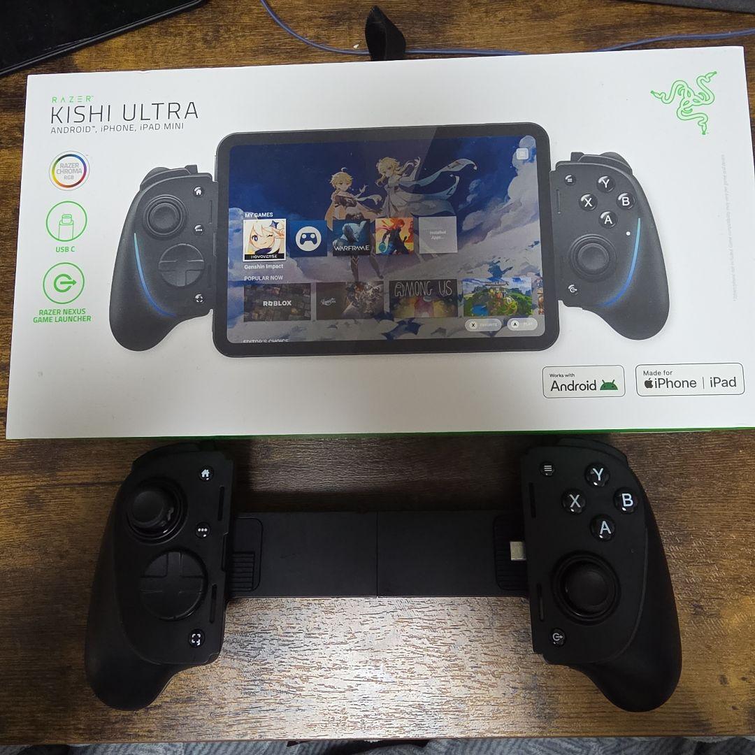 PC用ゲームコントローラー・コンバーター razer kishi ultra