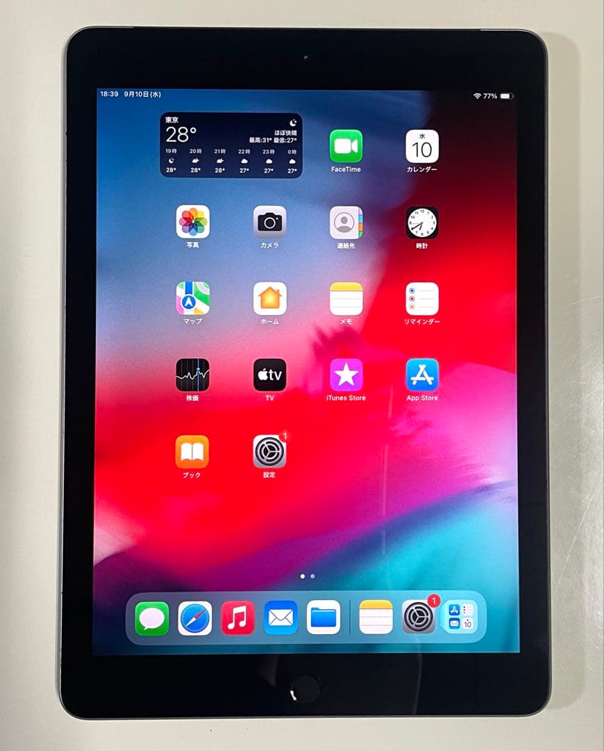 【格安】iPad第6世代 32GB wi-fi+cellular simフリー