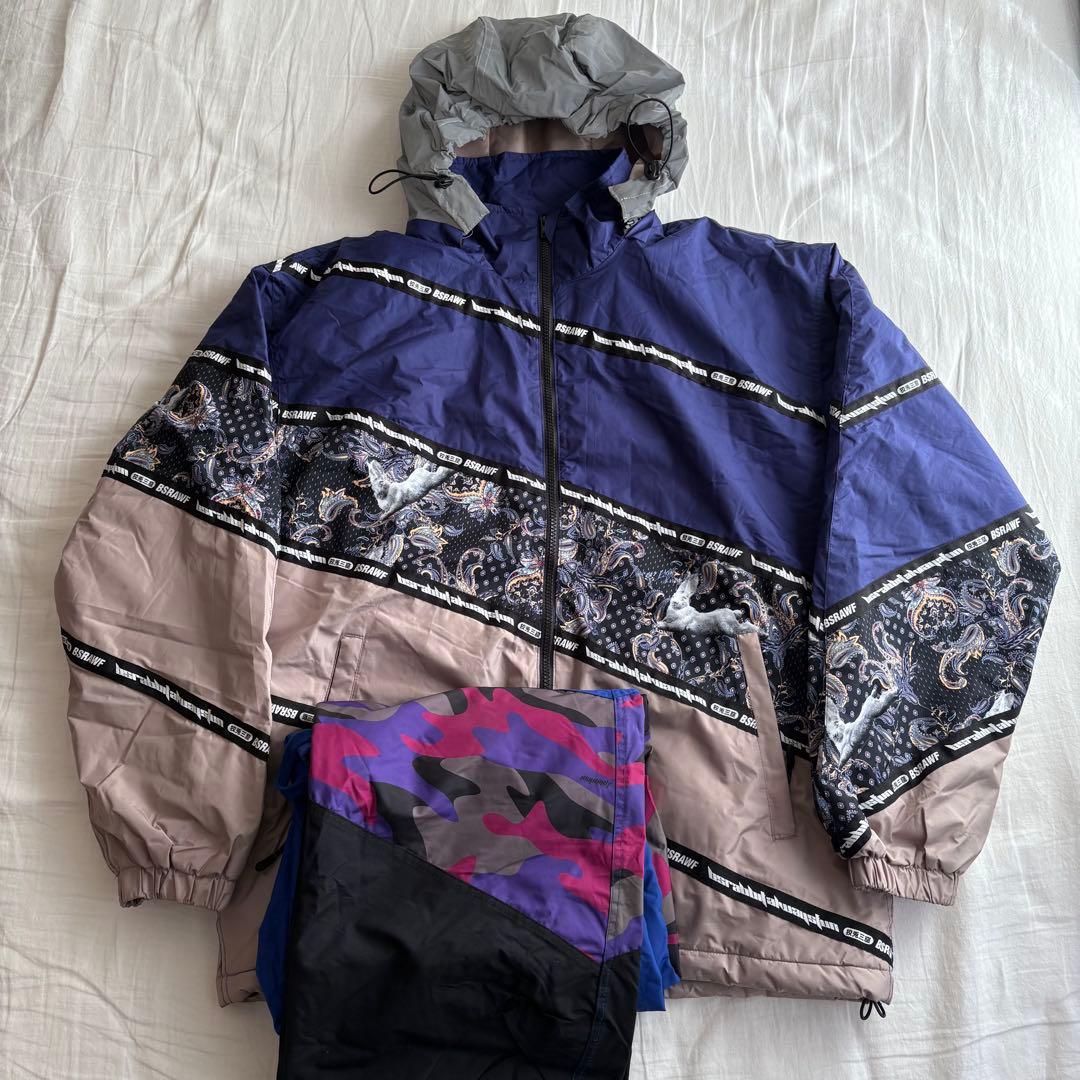 BSRABITT スノーボードウェア 上下セットアップ サイズL